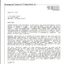 Letter to Irvin Korr from Felix Rogers