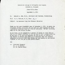 Inter-Office Memo to Elliott Lee Hix from R.L. Willard