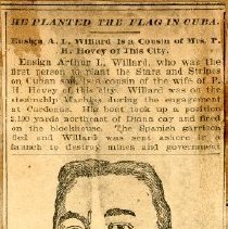 He Planted the Flag in Cuba.