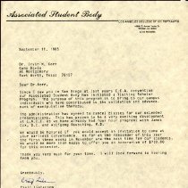 Correspondence between Irvin Korr and Craig Liebenson