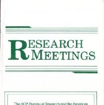 Research Meetings Handbill