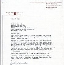 Correspondence between Irvin Korr and Frank Colton