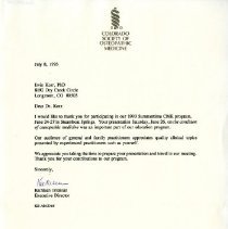 Letter to Irvin Korr from Kathleen Brennan