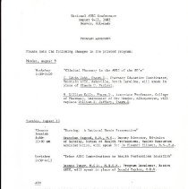 National AHEC Conference Program Addendum