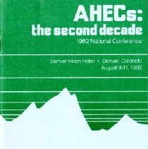 AHECs: The Second Decade 1982 National Conference