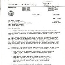 Correspondence of David Richards