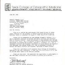 Letter to Karen Hansen from J. Warren Anderson