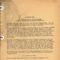 Missouri Osteopathic Hospital Association Newsletter 1945-1973