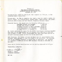Laughlin Hospital & Clinic Board of Directors Minutes 1969-1979