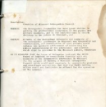 Missouri Osteopathic Hospital Association Minutes of Meetings 1945-1969