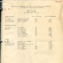 Missouri Osteopathic Hospital Association Minutes of Meetings 1945-1969