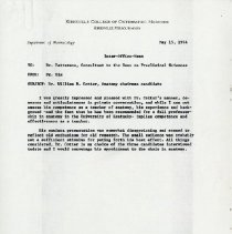 Inter-Office Memo to Michael Patterson from Elliott Lee Hix