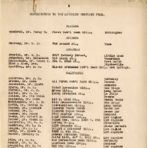 Contributors to the Laughlin Portrait Fund