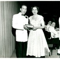 Paul Adams Presenting Certificate to Josephine Seyl