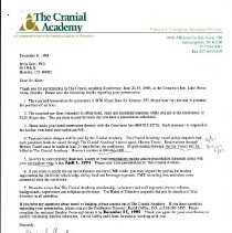 Letter to Irvin Korr from Patricia Crampton