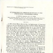 Luminescence in Absence of Oxygen in the Ctenophore, Mnemiopsis Leidyi