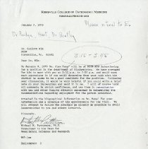 Letter to Elliott Lee Hix from Michael M. Patterson