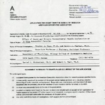 Application for Grant from the Bureau of Research American Osteopathic Asso