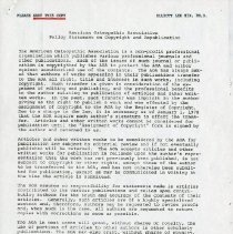 American Osteopathic Association Policy Statement on Copyright and Republic