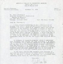 Letter to Joyce Pennington from Elliott Lee Hix