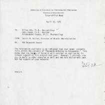 Inter-Office Memo to Elliott Lee Hix, John Krogh, and Krishnakant Pandya fr