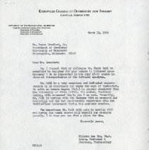 Letter to Bryce Crawford Jr. from Elliott Lee Hix