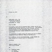 Letter to Horst Kehl from James R. Stookey