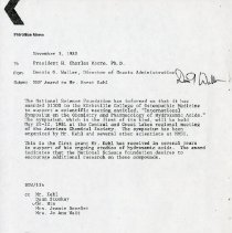 Inter-Office Memo to H. Charles Moore from Dennis G. Waller