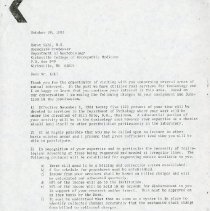 Letter to Horst Kehl from James R. Stookey