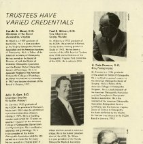 Trustees Have Varied Credentials