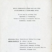Reflex Communication Between Skin and Kidney as Influenced by a Viscero-Ren