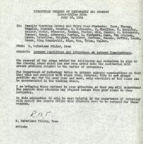 Inter-Office Memo to Faculty Teaching Second and Third Year Students from R