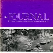 Journal of the Pennsylvania Osteopathic Medical Association, Vol. 10, No. 1