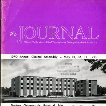 Journal of the Pennsylvania Osteopathic Medical Association, Vol. 12, No. 1