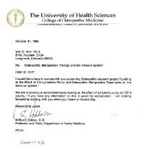 Letter to Irvin Korr from Anthony Dekker