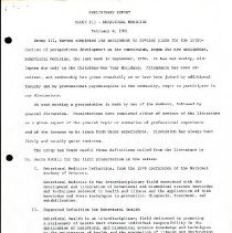 Preliminary Report Group III - Behavioral Medicine