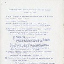 Report on the Seminar Regarding Teaching of Osteopathic Technique