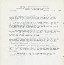 Report of the Administrative Council Kirksville College of Osteopathy and S