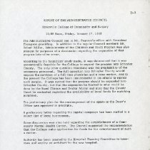 Report of the Administrative Council Kirksville College of Osteopathy and S