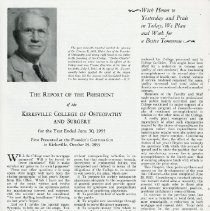 Annual Report of the President