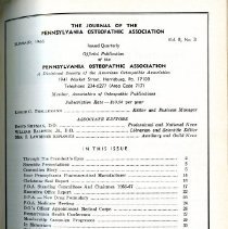 Journal of the Pennsylvania Osteopathic Association, Vol. 8-9, No. 1-4