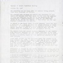 Minutes of Intern Committee Meeting