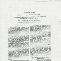 The Automatic Recording of Electrical Skin Resistance Patterns on the Human