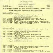 1979 Convention Program of the American Academy of Osteopathy