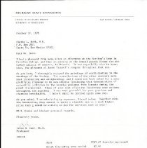 Letter to Audrie Bobb from Irvin Korr