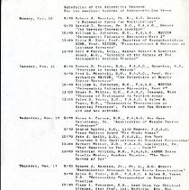 Scheduling of the Scientific Program for the American Academy of Osteopathy