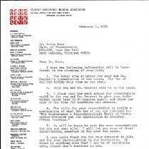 Letter to Irvin Korr from Gary Wainer