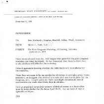 Correspondence between Myron Beal and Irvin Korr