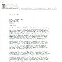 Letter to Colin Dove from Irvin Korr
