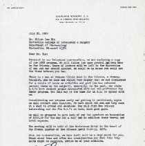 Letter to Elliott Lee Hix from Charles S. Wyckoff